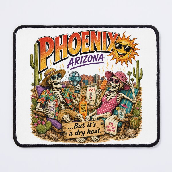 Item preview, Phoenix Arizona Travel Destination Design, "But It's a Dry Heat" designed and sold by digital-savant.