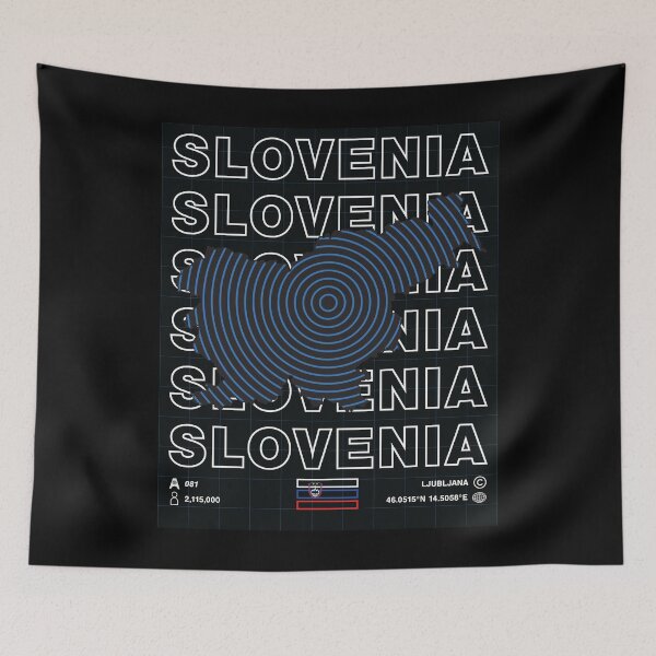 Item preview, Slovenia Minimal Map designed and sold by Atlas-Array.