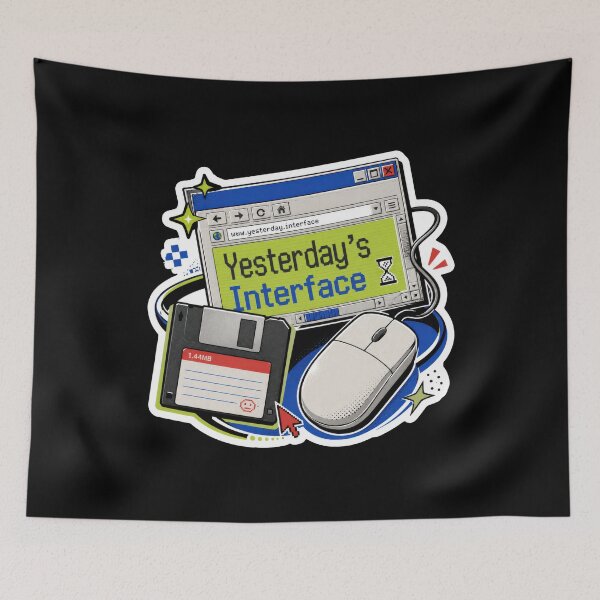Item preview, Yesterday’s Interface – Retro Computer Nostalgia  designed and sold by Sketchlegacy.