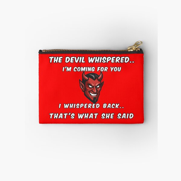 Item preview, THE DEVIL WHISPERED - SHE SAID  designed and sold by Pickle Wicked Designs.