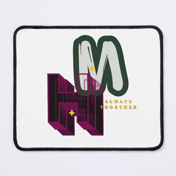 Item preview, H M Always Together - Minimalist Initial Couple Gift designed and sold by FutureGarb.