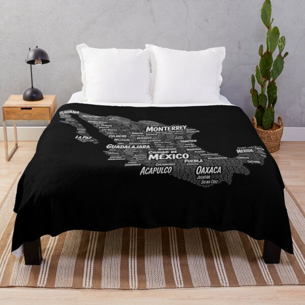 Item preview, Mexico Cities Map designed and sold by layalistoresa.