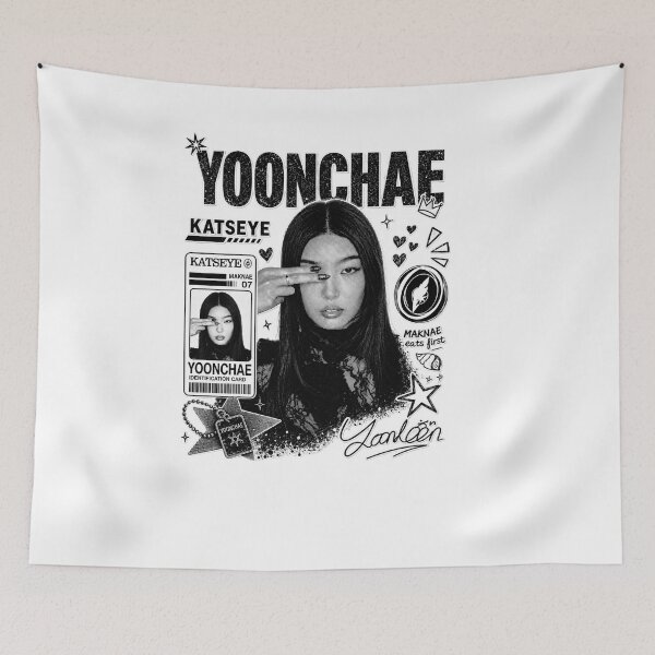 Item preview, Yoonchae Katseye Shirt, Black White Katseye Graphic Tee, Kpop Girl Group T-Shirt, Eyekon Fan Gift, Comfort Colors Shirt designed and sold by BerryHand.