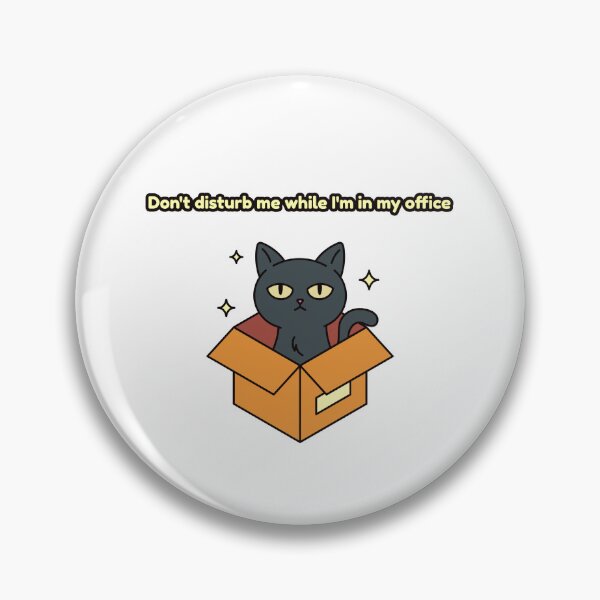 Item preview, Don't disturb me while I'm in my office - Funny Cat Design designed and sold by SeeTheseTees.