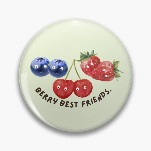 Item preview, Berry Best Friends Cute Fruit Illustration designed and sold by elenasedit.