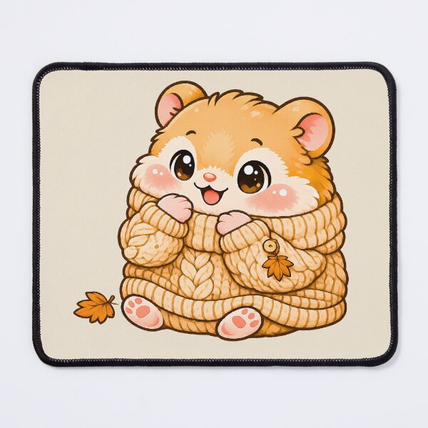 Item preview, Cozy Sweater Hamster ?? Cute Kawaii Winter Design designed and sold by Pick'n Quick.