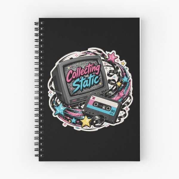 Item preview, Collecting Static – Retro Cassette and CRT  designed and sold by Sketchlegacy.
