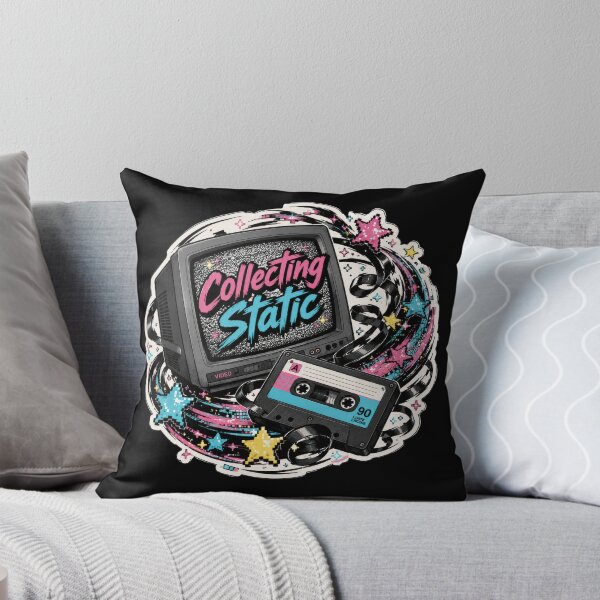 Item preview, Collecting Static – Retro Cassette and CRT  designed and sold by Sketchlegacy.