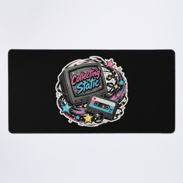 Item preview, Collecting Static – Retro Cassette and CRT  designed and sold by Sketchlegacy.