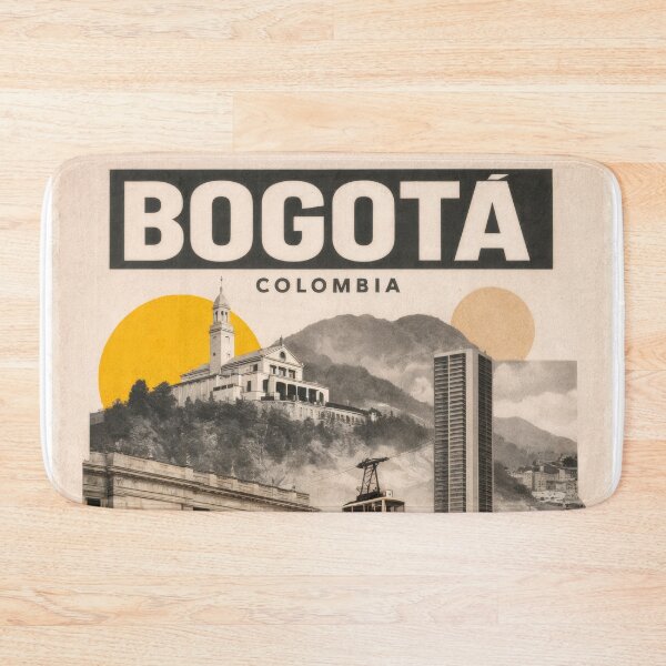 Item preview, Wall Art - Postcard - Bogotá Horizons: Vintage Travel Charm designed and sold by ForeverPrintsOK.