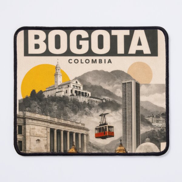 Item preview, Wall Art - Postcard - Bogotá Horizons: Vintage Travel Charm designed and sold by ForeverPrintsOK.