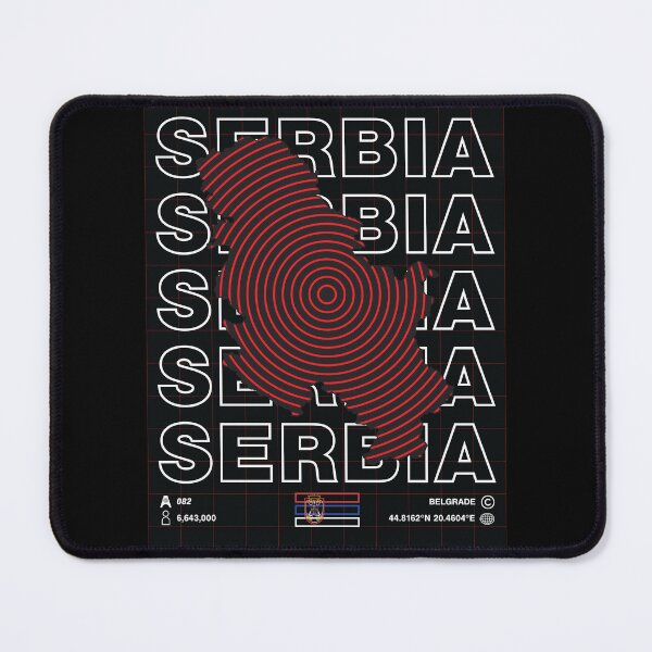 Item preview, Serbia Minimal Map designed and sold by Atlas-Array.