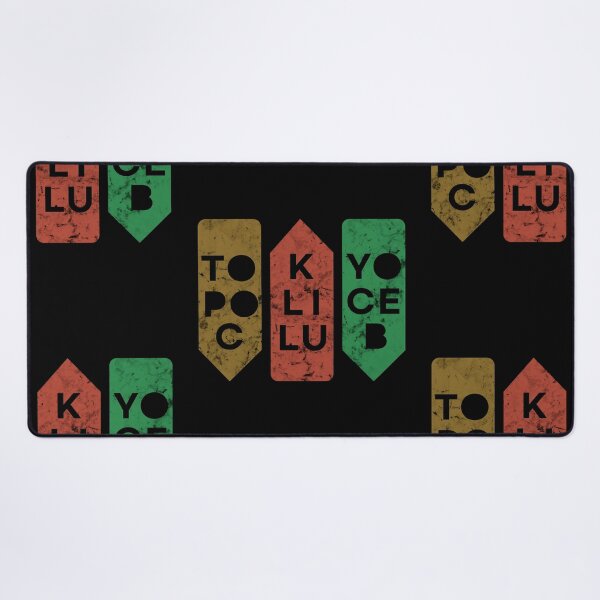 Item preview, Vintage Tokyo Police Club Stacked Letter Puzzle Design designed and sold by ILBA001.