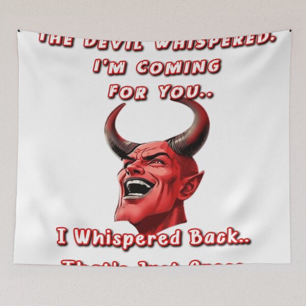 Item preview, THE DEVIL WHISPERED designed and sold by Pickle Wicked Designs.