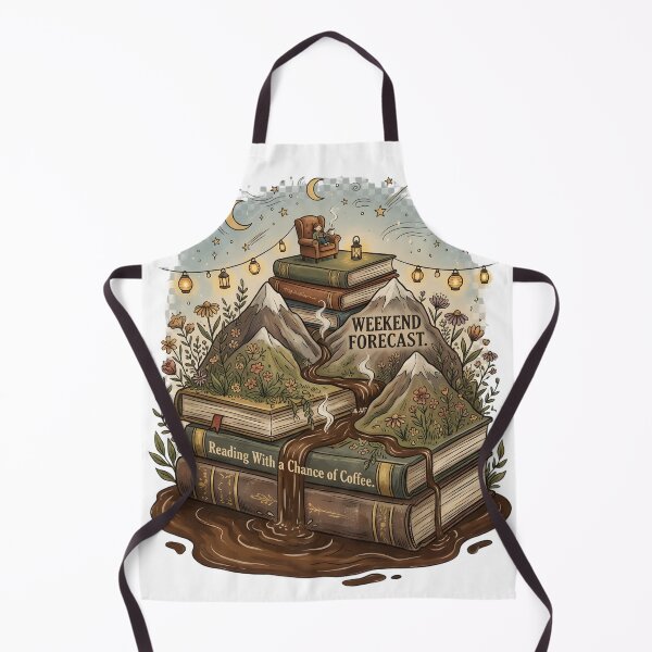 Item preview, Weekend Forecast Reading With A Chance Of Coffee Book Lover Shirt Reader Gift Cozy Library Coffee Lover designed and sold by softmind studio.