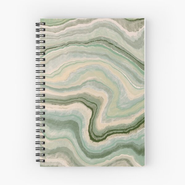 Item preview, Minimal White Pastel Green Marble Abstract Texture designed and sold by snoograpes.