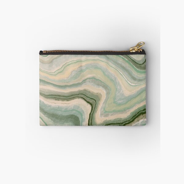 Item preview, Minimal White Pastel Green Marble Abstract Texture designed and sold by snoograpes.