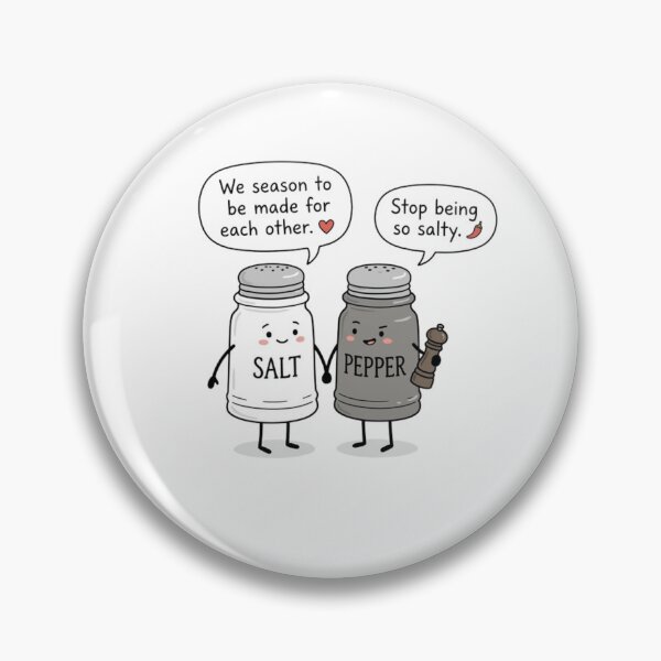Item preview, Salt and Pepper Pun - Made For Each Other designed and sold by Mikelapapela.