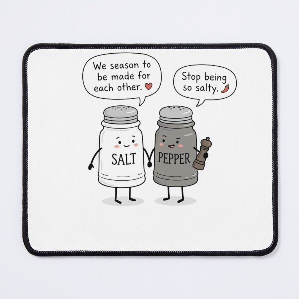 Item preview, Salt and Pepper Pun - Made For Each Other designed and sold by Mikelapapela.