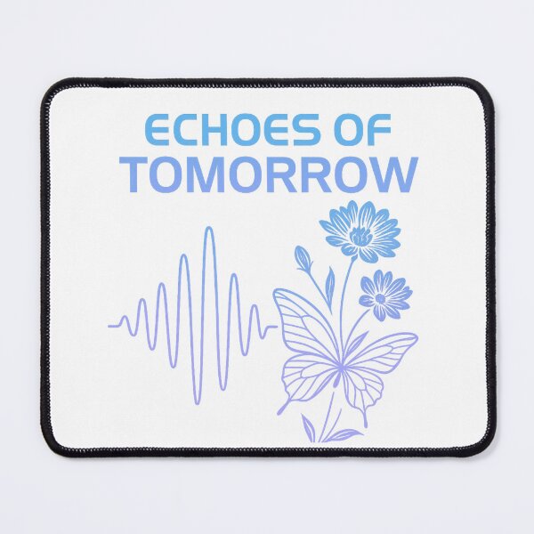 Item preview, Echoes of Tomorrow | Futuristic Floral Soundwave — Speak Life, Bloom Forward designed and sold by SoulThread Studio.