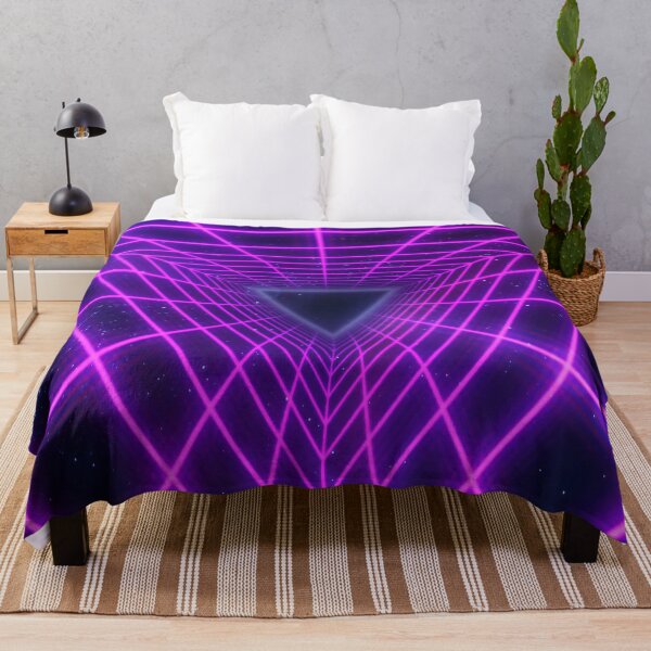 Item preview, Magenta Triangular Wireframe Tunnel designed and sold by Electric Shock!! Design.