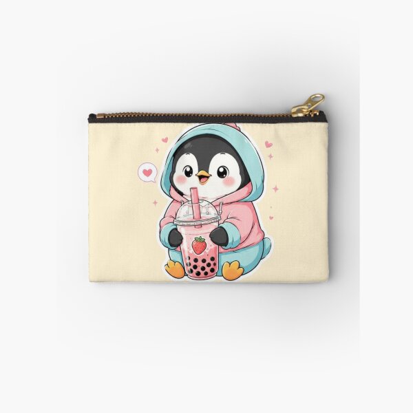 Item preview, Cute Bubble Tea Penguin Kawaii Sticker | Adorable Boba Lover Design designed and sold by Stylestickers55.