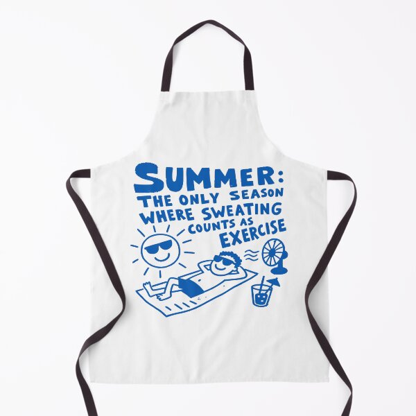 Item preview, Summer the only season where sweating counts as exercise designed and sold by Simon-Art-Land.