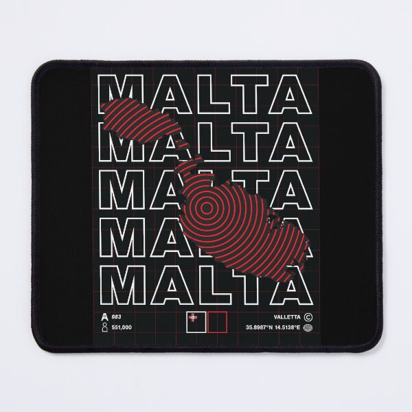 Item preview, Malta Minimal Map designed and sold by Atlas-Array.