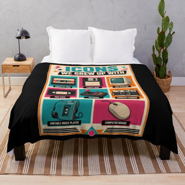 Item preview, Icons We Grew Up With – Retro Technology Poster designed and sold by Sketchlegacy.