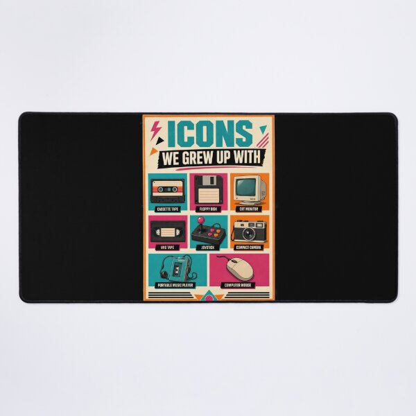 Item preview, Icons We Grew Up With – Retro Technology Poster  designed and sold by Sketchlegacy.