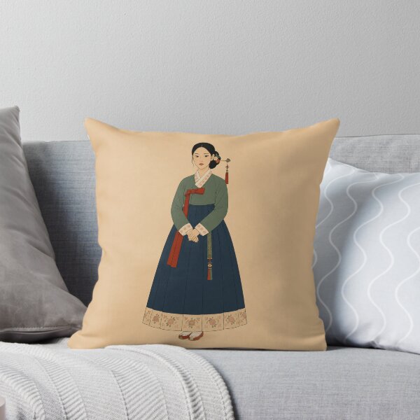Item preview, Elegant Hanbok Illustration | Traditional Korean Art Print | Minimalist Korean Wall Decor designed and sold by Siaotie Studio.