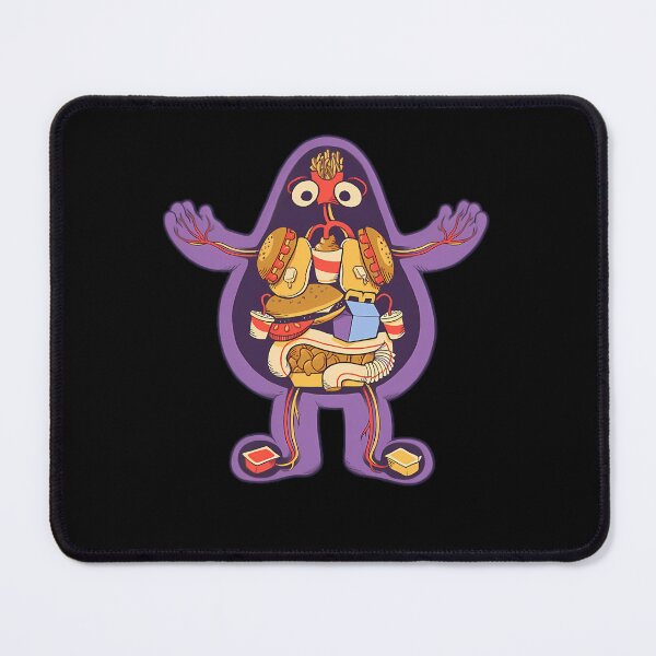 Item preview, Anatomical Fast Food Inside Purple Blob Monster designed and sold by Cloudyzz.