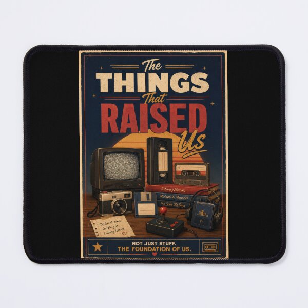 Item preview, The Things That Raised Us – Retro Nostalgia Poster  designed and sold by Sketchlegacy.