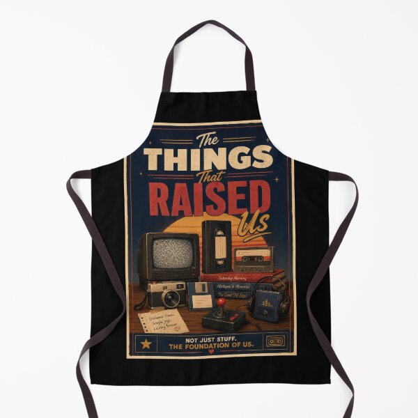 Item preview, The Things That Raised Us – Retro Nostalgia Poster designed and sold by Sketchlegacy.