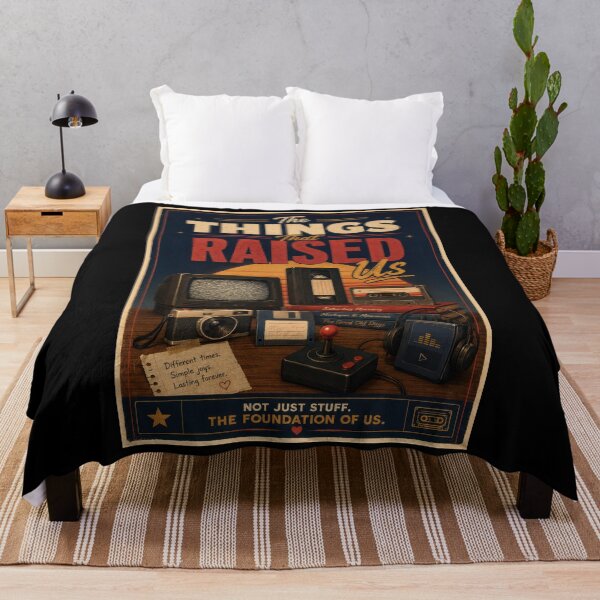 Item preview, The Things That Raised Us – Retro Nostalgia Poster designed and sold by Sketchlegacy.