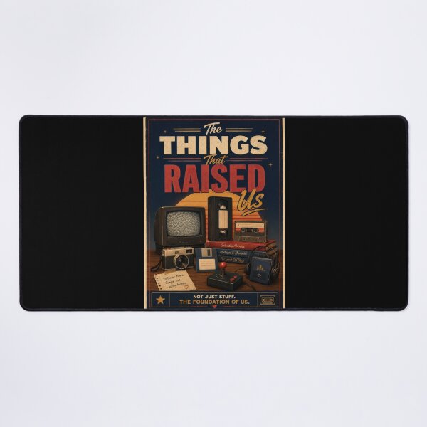 Item preview, The Things That Raised Us – Retro Nostalgia Poster designed and sold by Sketchlegacy.