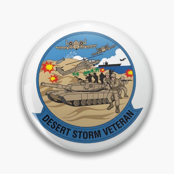 Item preview, Desert Storm Veteran Commemorative Patch designed and sold by CharlieDesings.