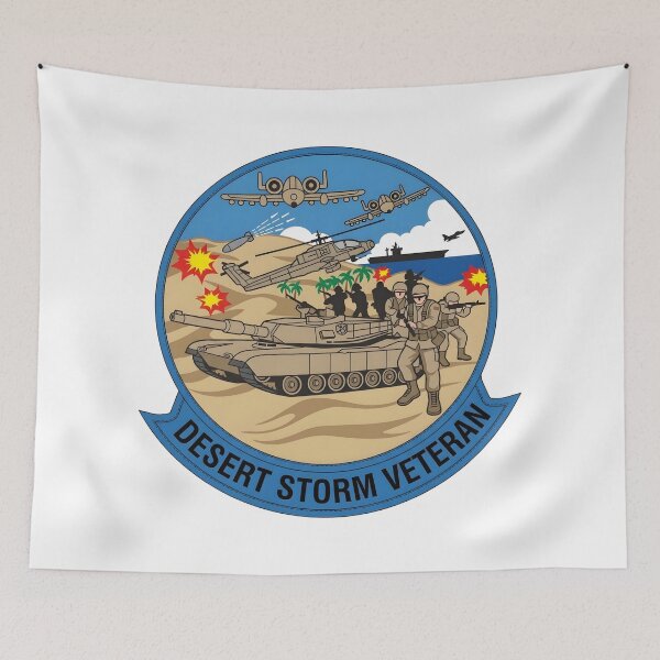 Item preview, Desert Storm Veteran Commemorative Patch designed and sold by CharlieDesings.