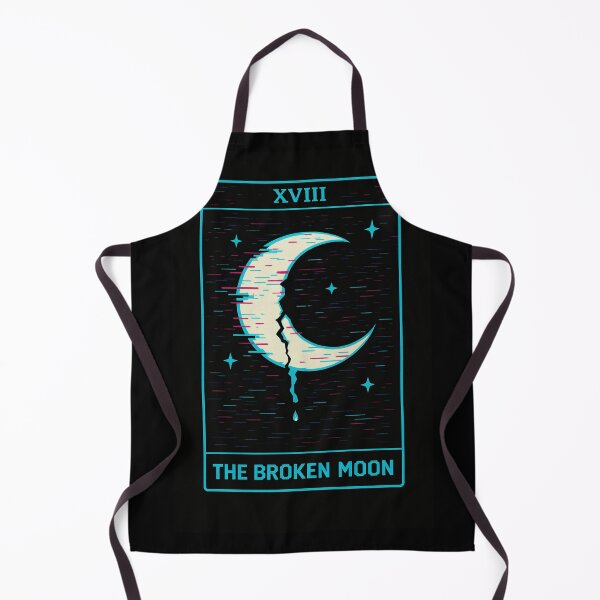 Item preview, Glitch Arcana – The Broken Moon Tarot designed and sold by JupiterGlitchEmpire.