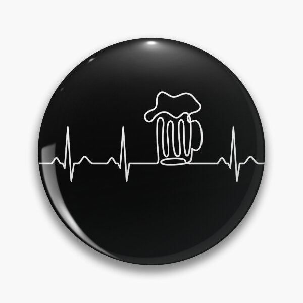 Item preview, Beer Heartbeat - Funny Beer Lover Gift designed and sold by clickbongski.