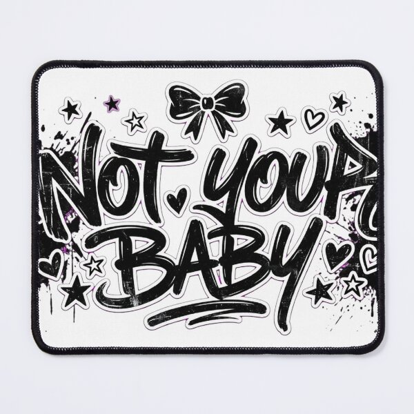 Item preview, Not Your Baby Bow Women's Graphic Tee designed and sold by PurePuff Essentials.