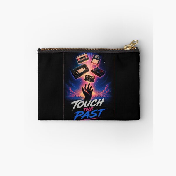 Item preview, Touch the Past – Retro Memories Synthwave Poster  designed and sold by Sketchlegacy.