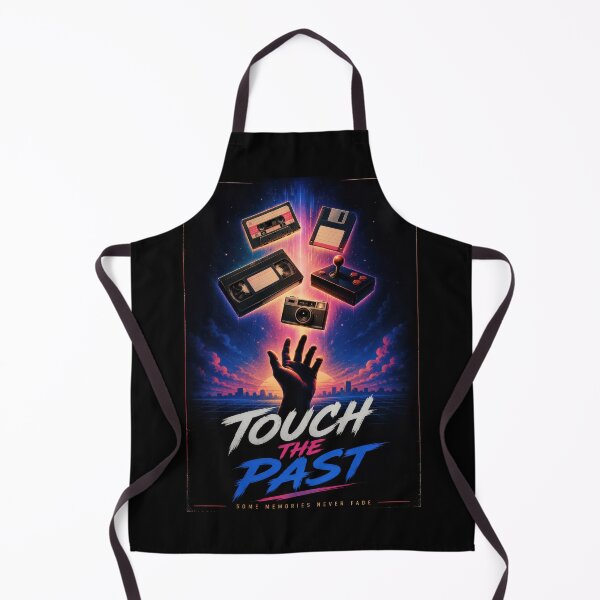 Item preview, Touch the Past – Retro Memories Synthwave Poster designed and sold by Sketchlegacy.