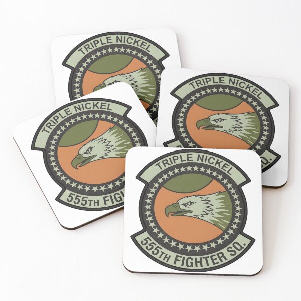Item preview, 555th Fighter Squadron "Triple Nickel" Emblem designed and sold by CharlieDesings.