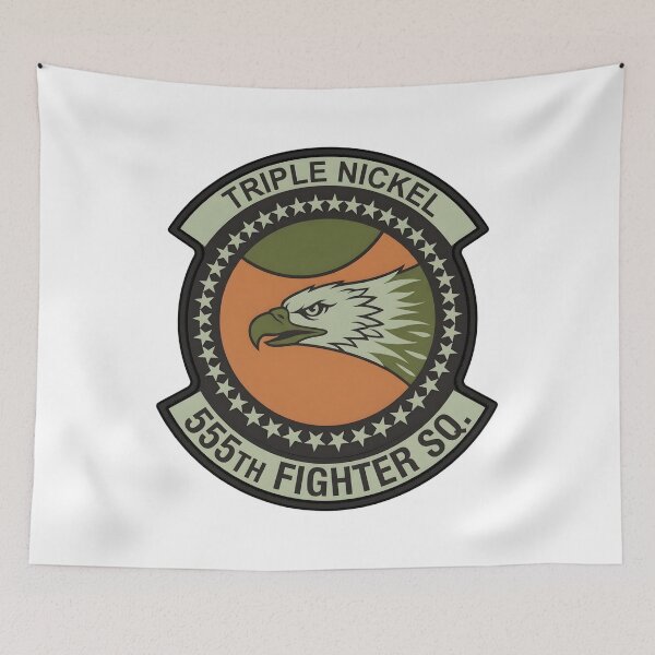 Item preview, 555th Fighter Squadron "Triple Nickel" Emblem designed and sold by CharlieDesings.