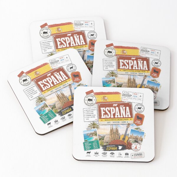 Item preview, Spain Travel Collage designed and sold by EdwinkOne.