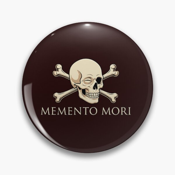 Item preview, Memento Mori Wink - Urban Skull / Comic Skull & Crossbones designed and sold by 63Hotpeppers.