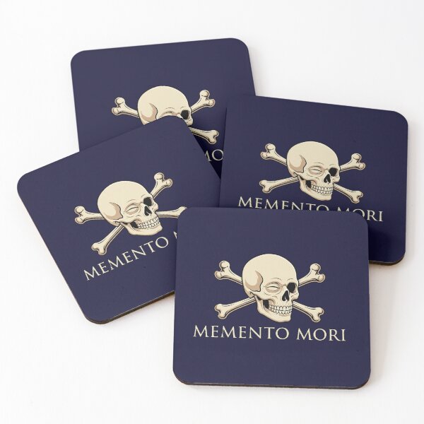 Item preview, Memento Mori Wink - Urban Skull / Comic Skull & Crossbones designed and sold by 63Hotpeppers.