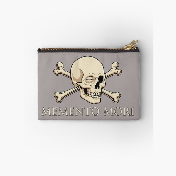 Item preview, Memento Mori Wink - Urban Skull / Comic Skull & Crossbones designed and sold by 63Hotpeppers.