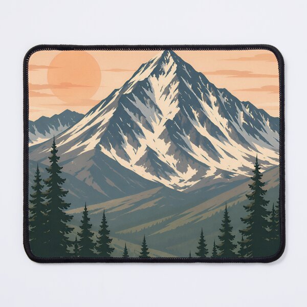 Item preview, Retro Quandary Peak Colorado Mountain designed and sold by Imaginationbeyond.